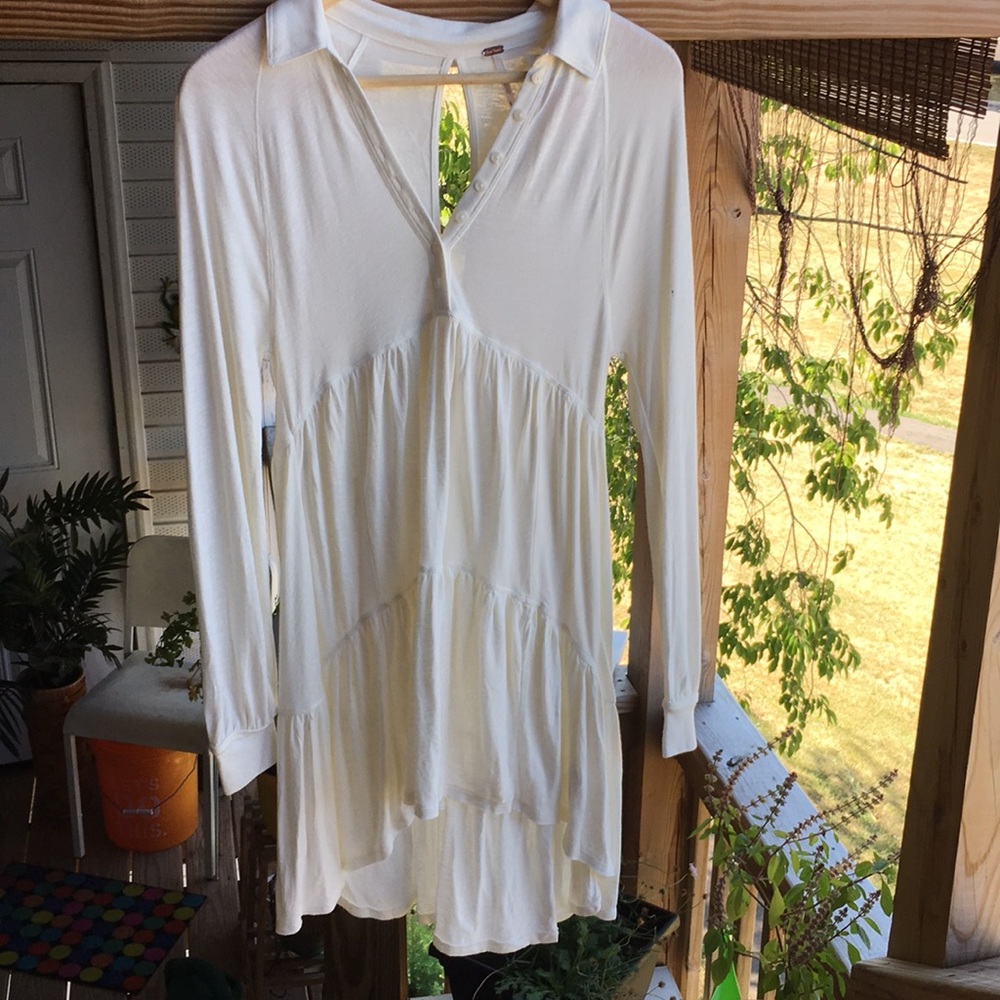 🤍Free People Long Tunic Top or dress🤍🤍